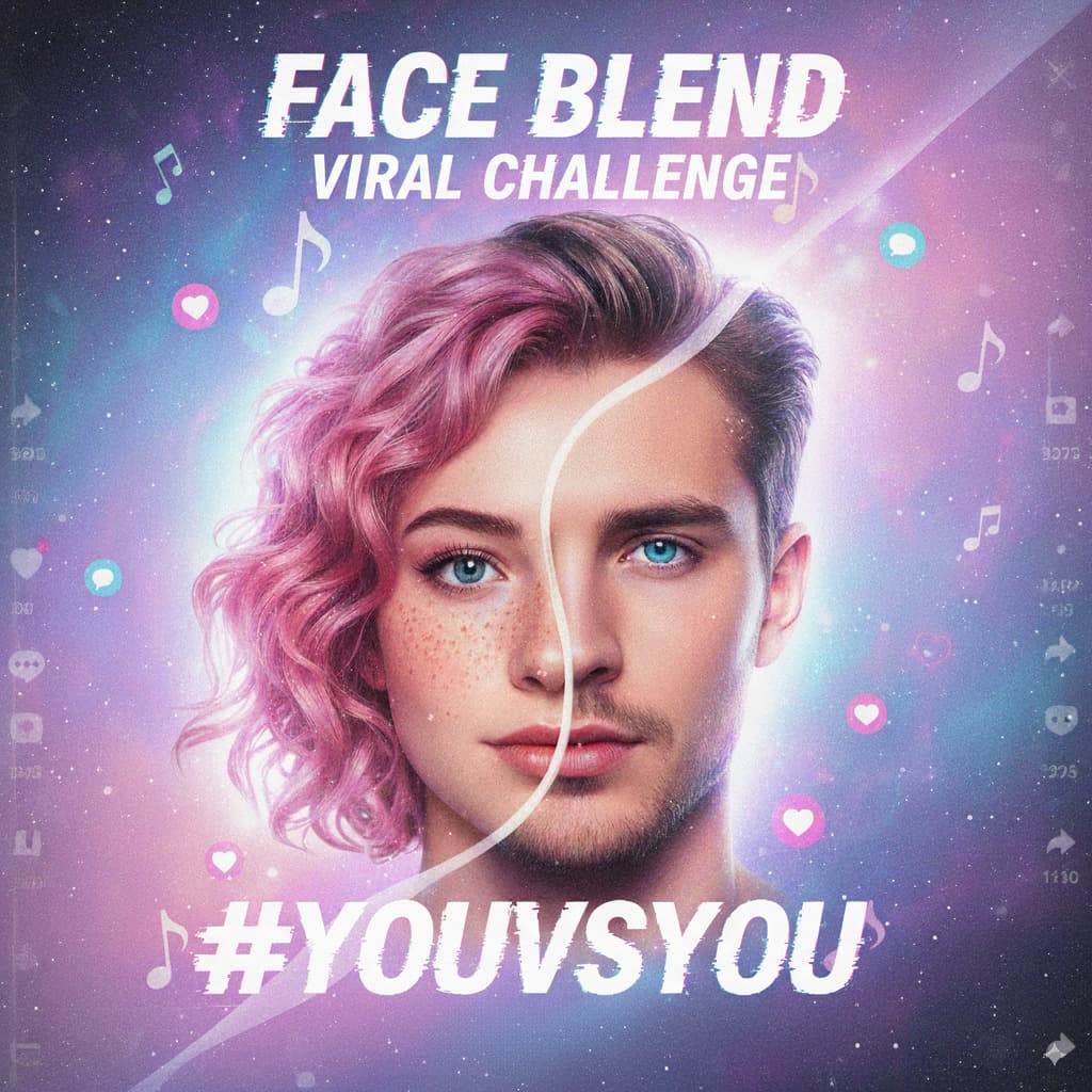 Face blend poster